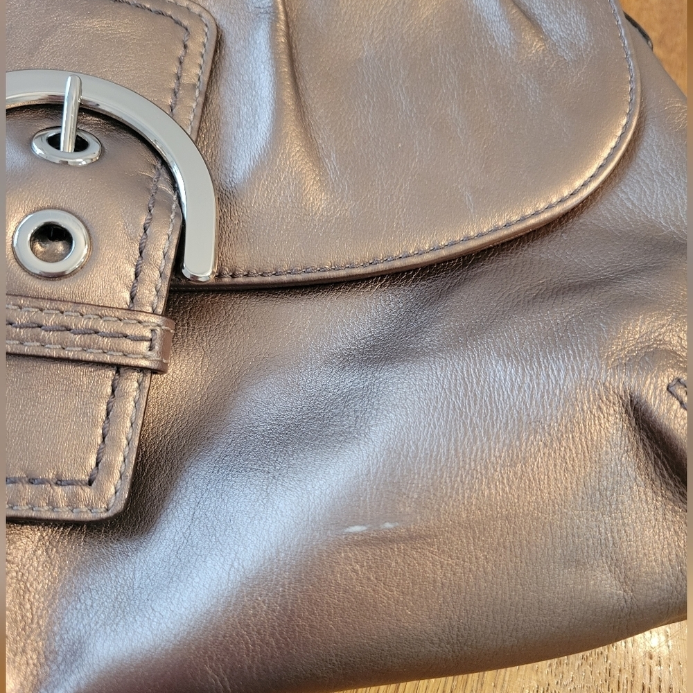 Coach Golden Shoulder Bag NWOT - Picture 12 of 13